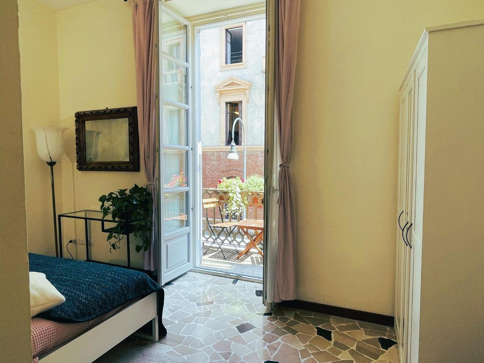 La Casa Di Ringhiera - Silenzioso Appartamento Di Charme Con Balcone Nel Quadrilatero Romano Turijn Buitenkant foto